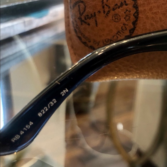 Ray-Ban Blue gradient polarized Sunglasses w case - Picture 4 of 5